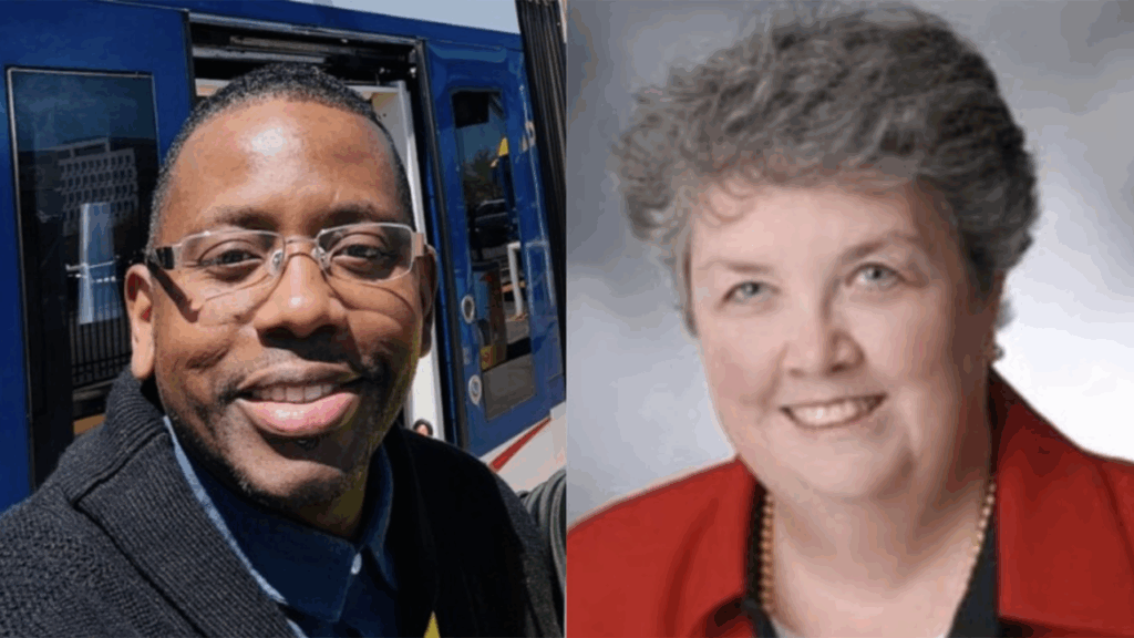 Ronald Forrest, St. Louis Metro Transit (left) and Kathy Keeney, ASLRRA. (Photographs courtesy of the respective organizations)